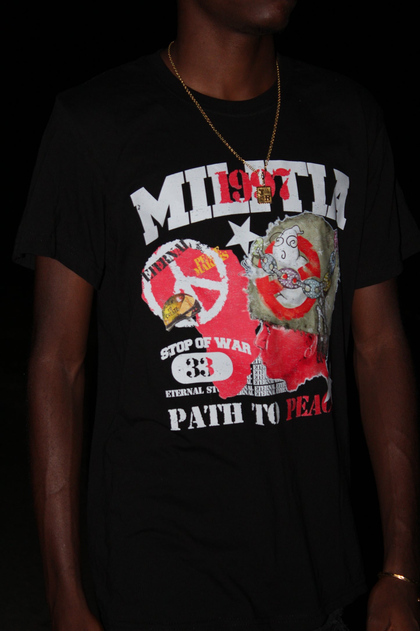 2. MILITIA BLACK TEE